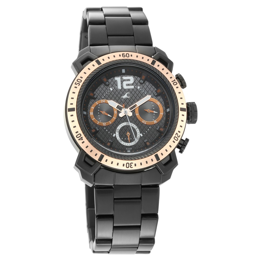 Buy FASTRACK Big Time Chronograph Watch - NJ3072SL01 | Shoppers Stop