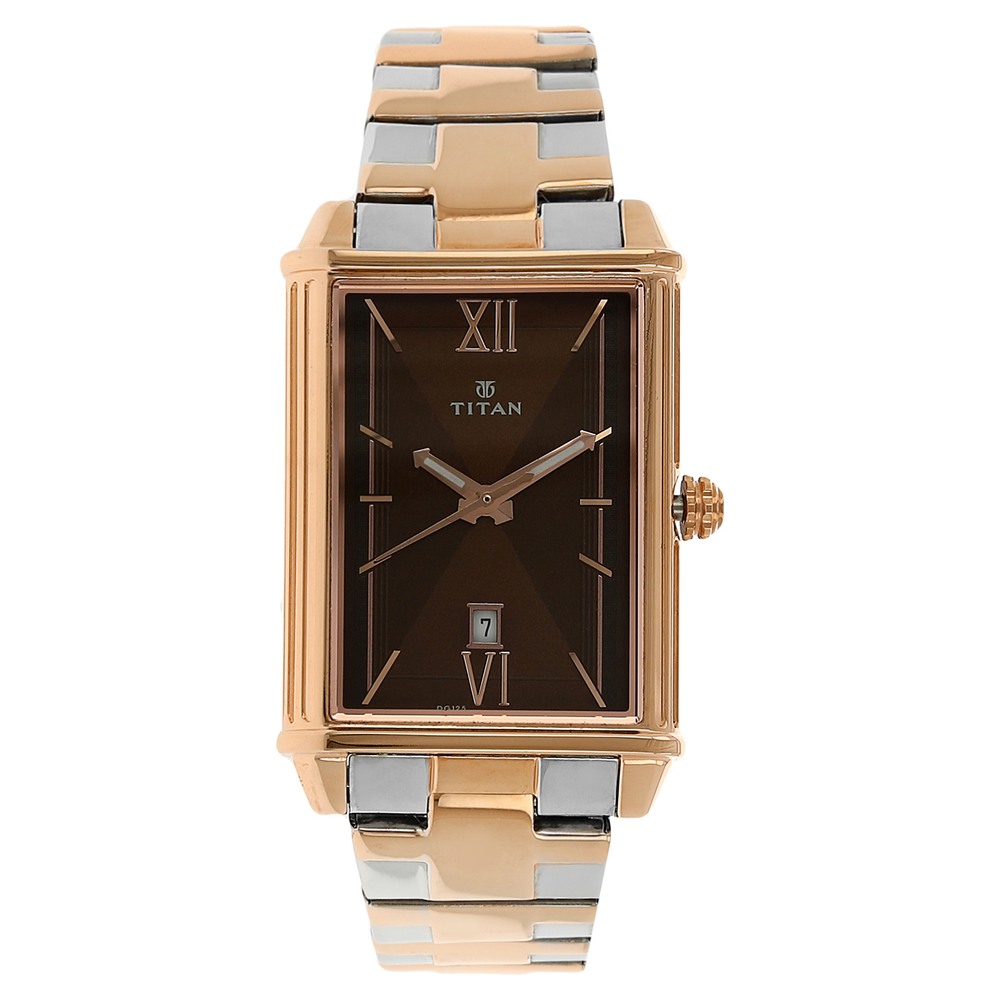 Buy Online Titan Raga Moments of Joy Brown Dial Analog Metal Strap Watch  for Women - nr95140km01 | Titan