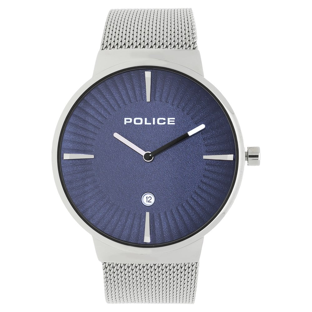 Police watch clearance stainless steel