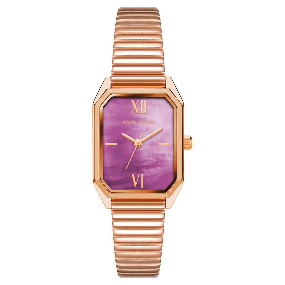 Buy Online Anne Klein Quartz Analog Purple Dial Stainless Steel