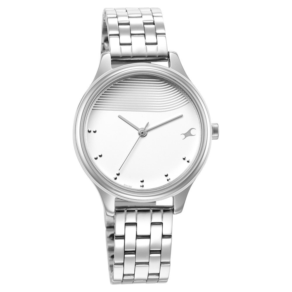 Buy Online Sonata Quartz Analog Silver Dial Metal Strap Watch for Couple -  nr770318141bm01p | Titan