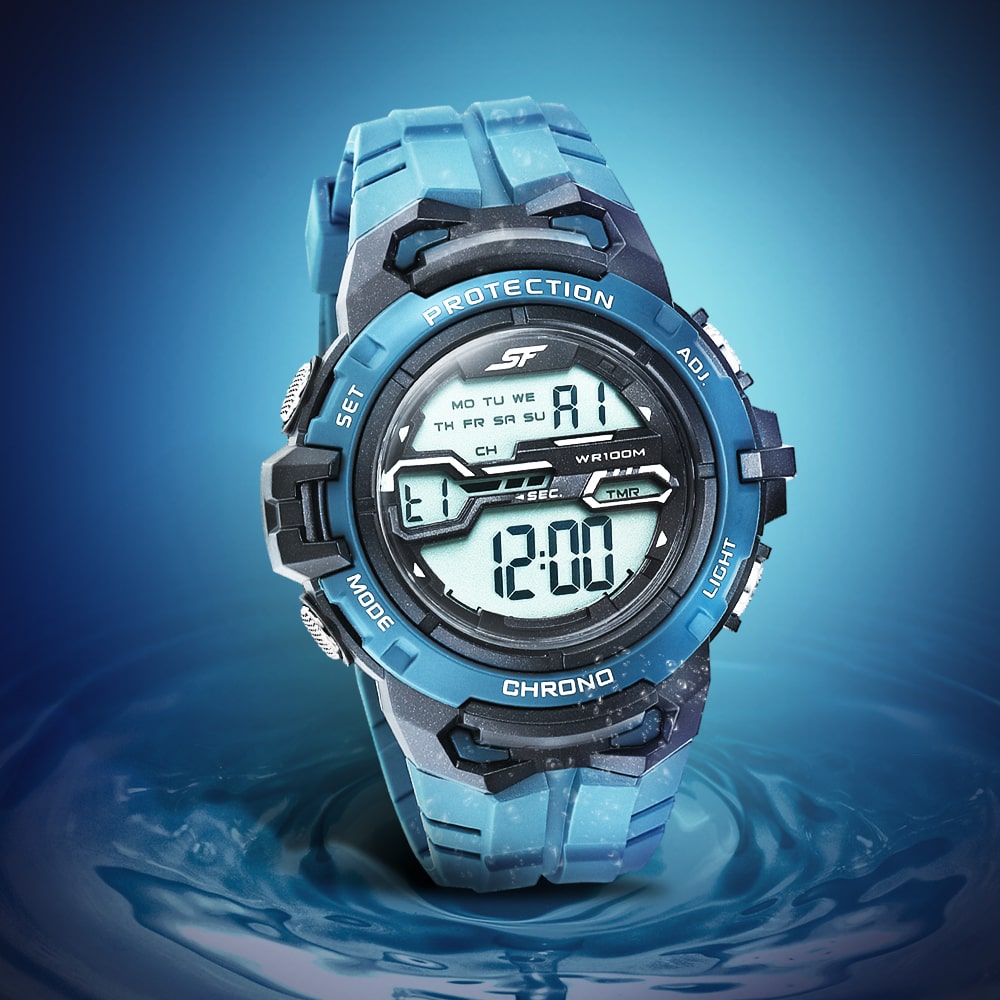 Buy Sonata Sf Economy Series 77076pp05 Black Dial Digital Watch For Men  Online