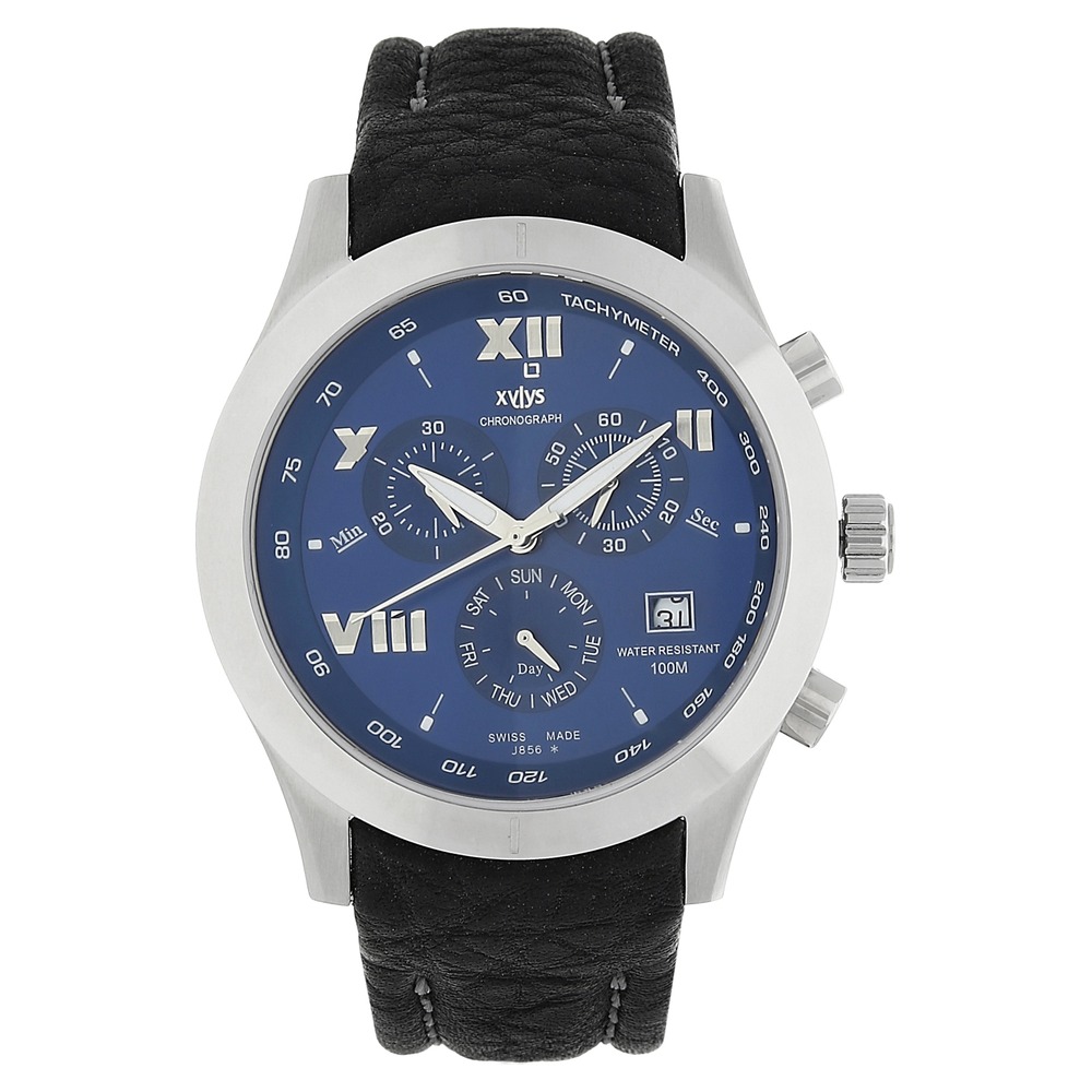 Buy Online Xylys Quartz Chronograph White Dial Silicone Strap Watch for Men  - 40026qp01_p | Titan