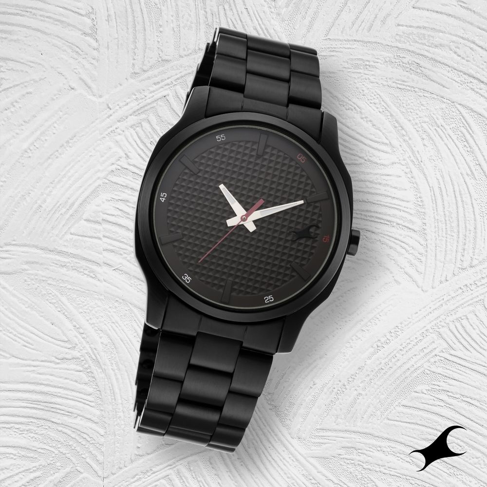 Matte black fastrack on sale watch