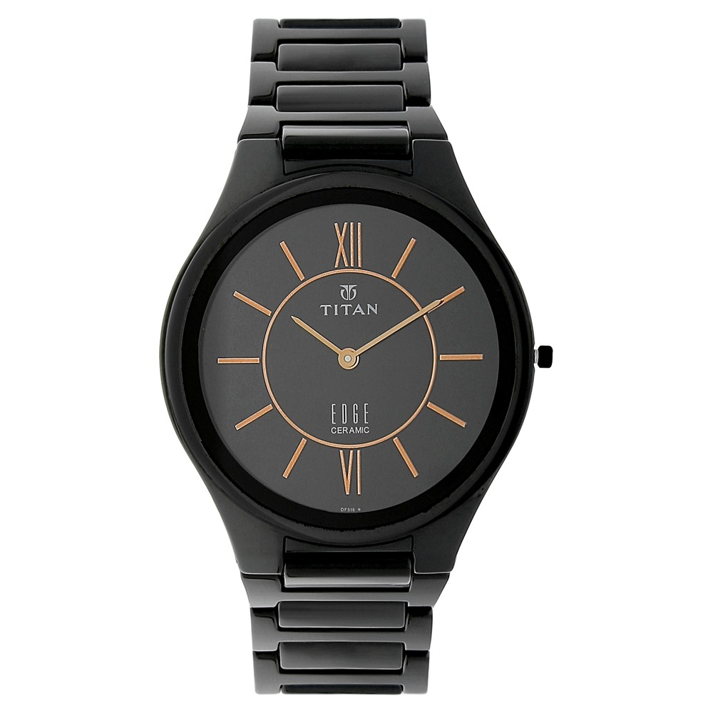 Buy Online Titan Analog with Date Golden Dial Metal Strap watch for Men -  nr9264ym02 | Titan