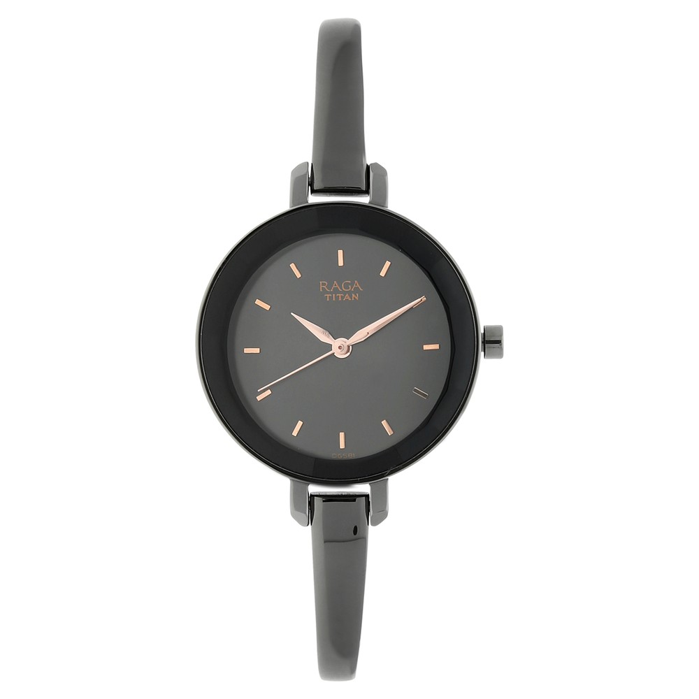 Buy Online Titan Raga Viva Anthracite Dial Women Watch With