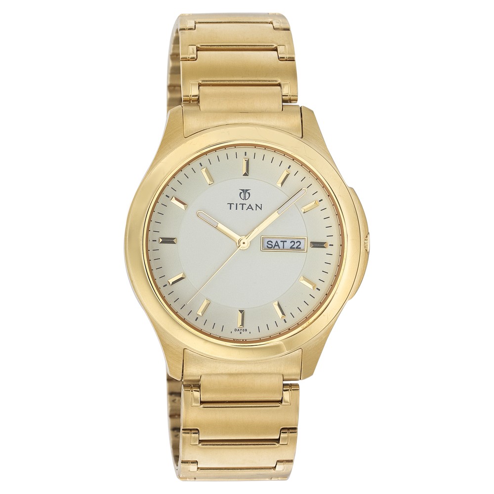 Titan watches for men best sale gold colour