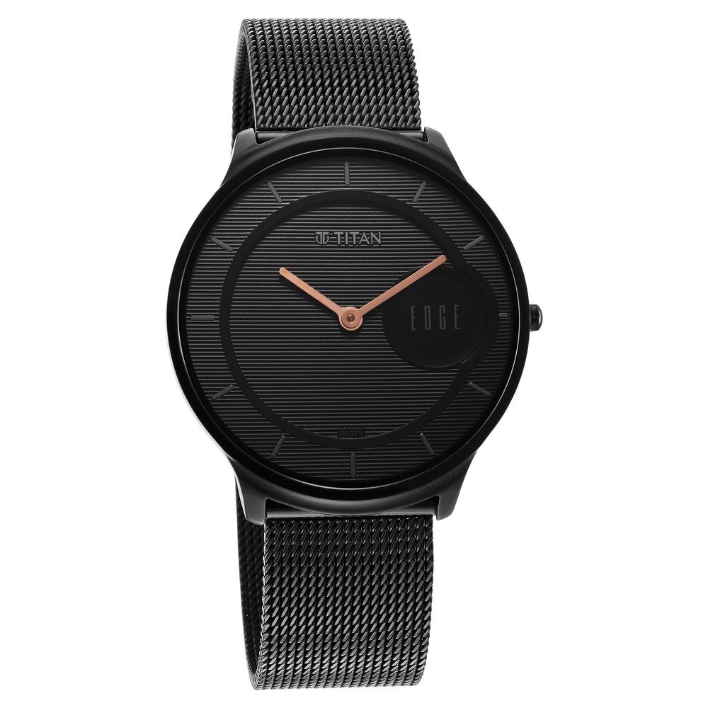 Buy Online Titan Black Dial World Time with Date Stainless Steel Strap Watch  for Men - nr90145wl01 | Titan