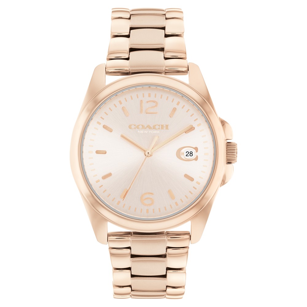 Coach Women's 38 mm Arden Mother of Pearl Dial Stainless Steel Analog – The  Watch Factory ®