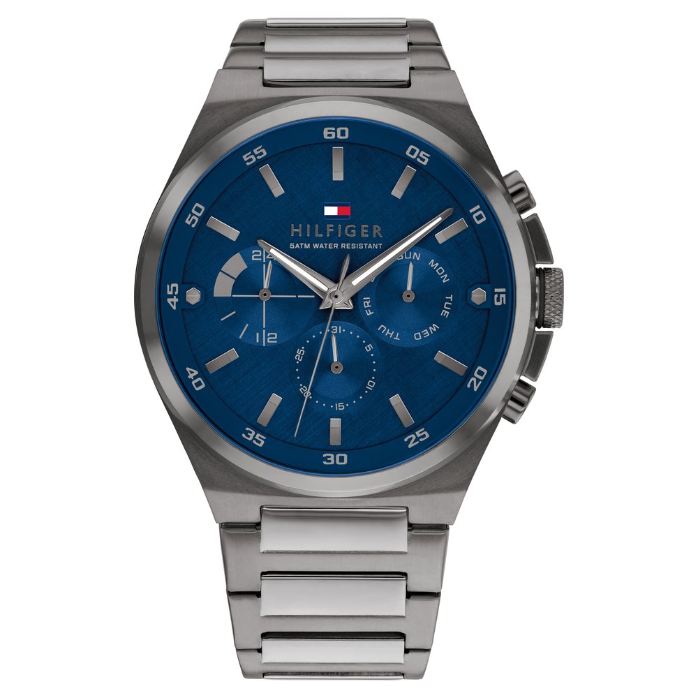 Buy Online Tommy Hilfiger Quartz Multifunction Blue dial Stainless 