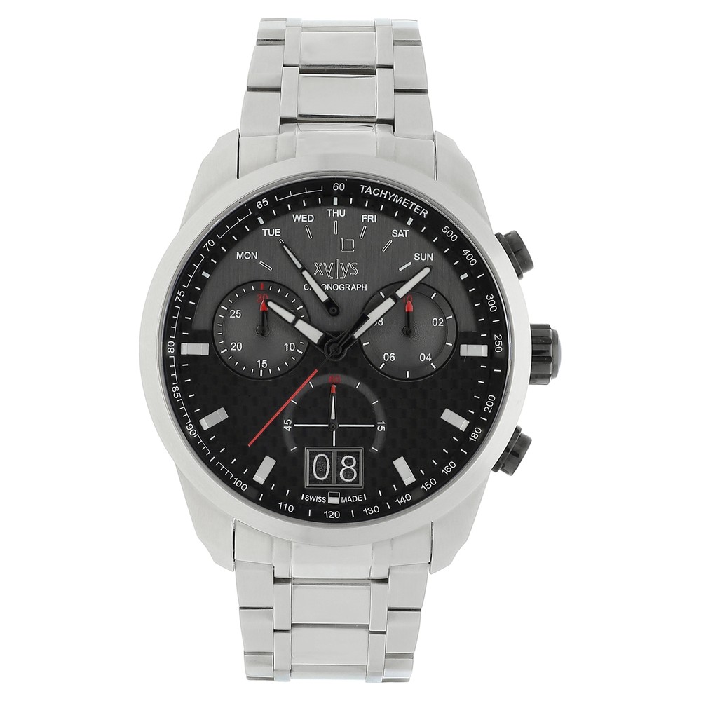 Buy Online Xylys Quartz Chronograph Grey Dial Stainless Steel Strap ...