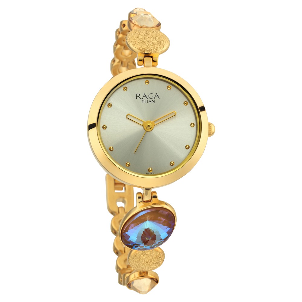 Buy Online Titan Raga Moments Of Joy Mother Of Pearl Dial Women Watch With Metal Strap 3890