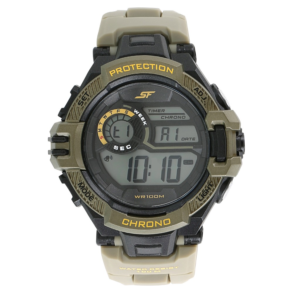 Buy Online SF Digital Dial Plastic Strap Watch for Men