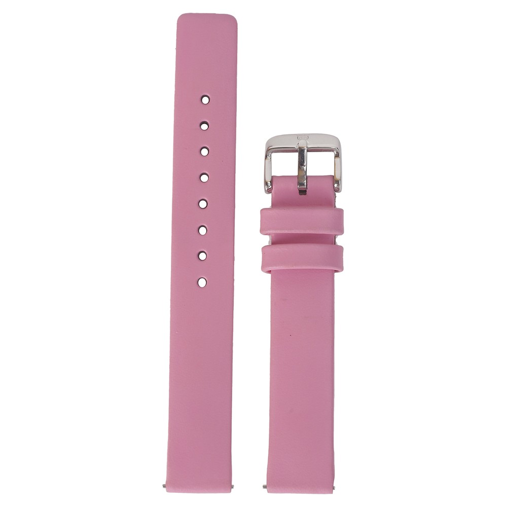 Buy Online 12 mm Pink Genuine Leather Strap for Women