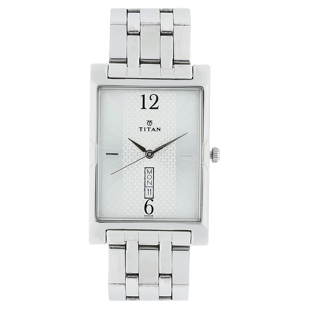 TITAN SILVER DIAL MULTIFUNCTION WATCH FOR MEN 1698SL01 at Rs 4795 | Mens  Watches in New Delhi | ID: 27620945955