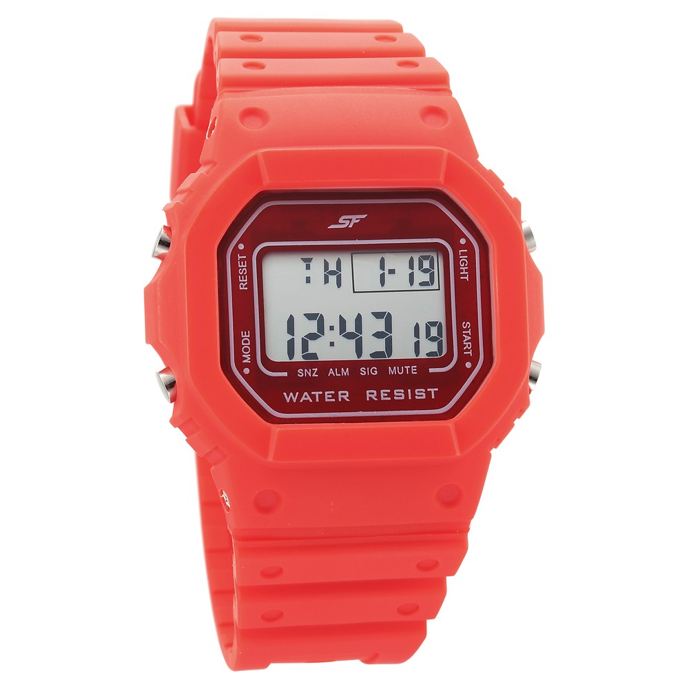 Armani Exchange Automatic Red Silicone Watch AX1728