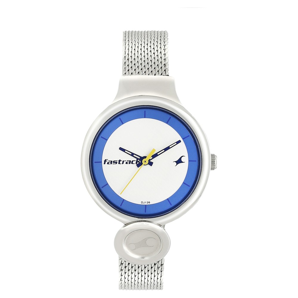Fastrack Denim Analog White Dial Women's Watch-NN6180SM01 | Womens watches,  White dial, Watches