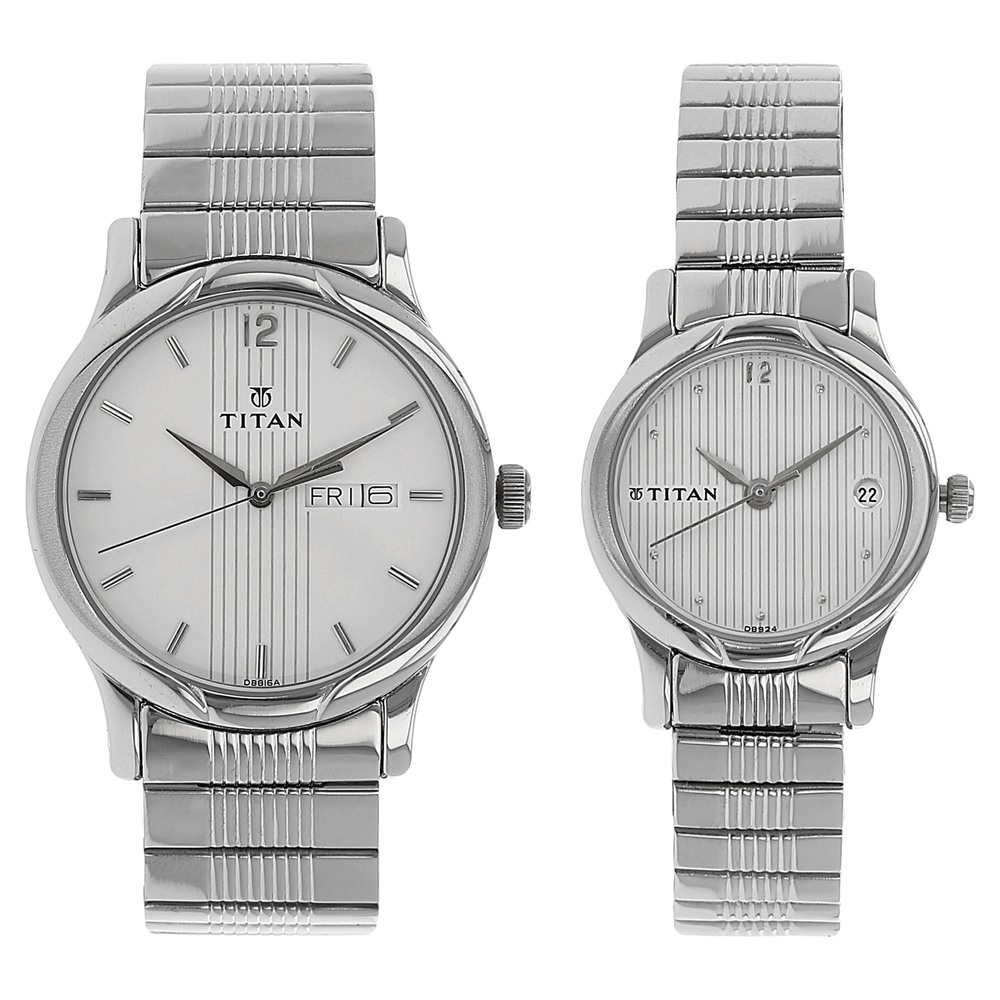 Buy TITAN Unisex Analogue Couple Watch - 16362565KM01 | Shoppers Stop