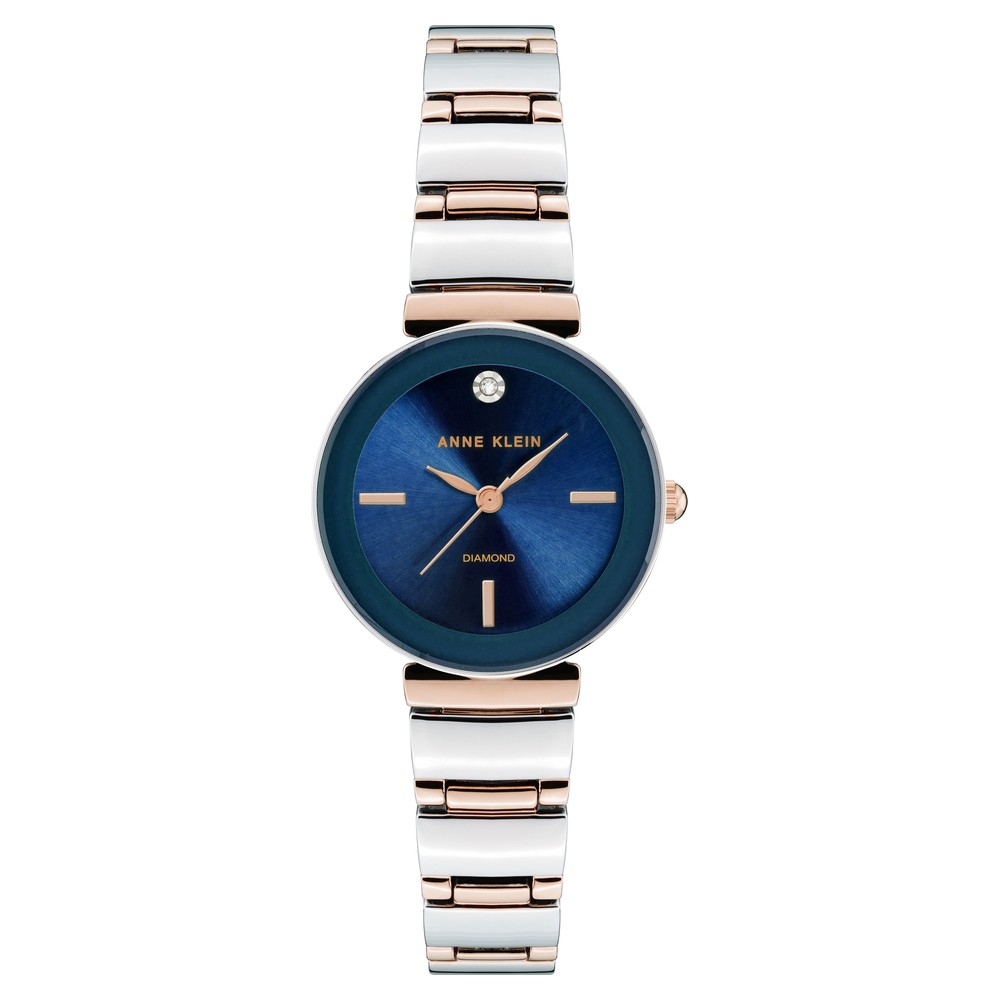 Buy Online Anne Klein Quartz Analog Blue Dial Metal Strap Watch for ...